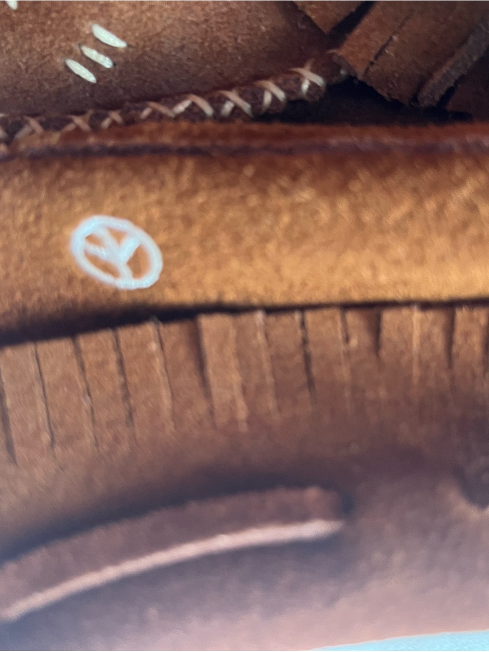 Women’s Tex Peace Moccasin’s
Brown Suede Fringe Moccasin Flats - Picture 4 of 6